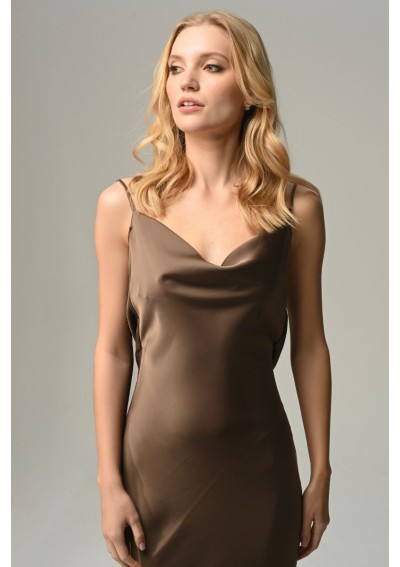 Sukienka brązowa REVE