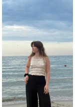 Top z falbankami VELU