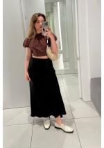 Spódnica midi satynowa MELLA