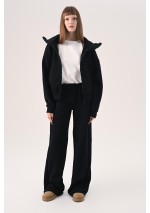 KOSZULKA T-SHIRT BASIC OVERSIZE BRĄZ BEŻ BIEL