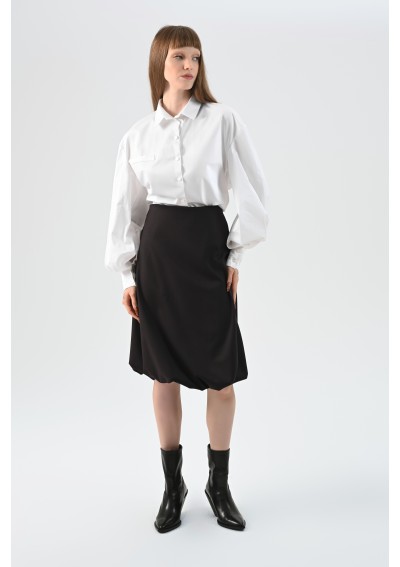 Spódnica bombka midi A07