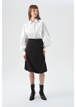 Spódnica bombka midi A07